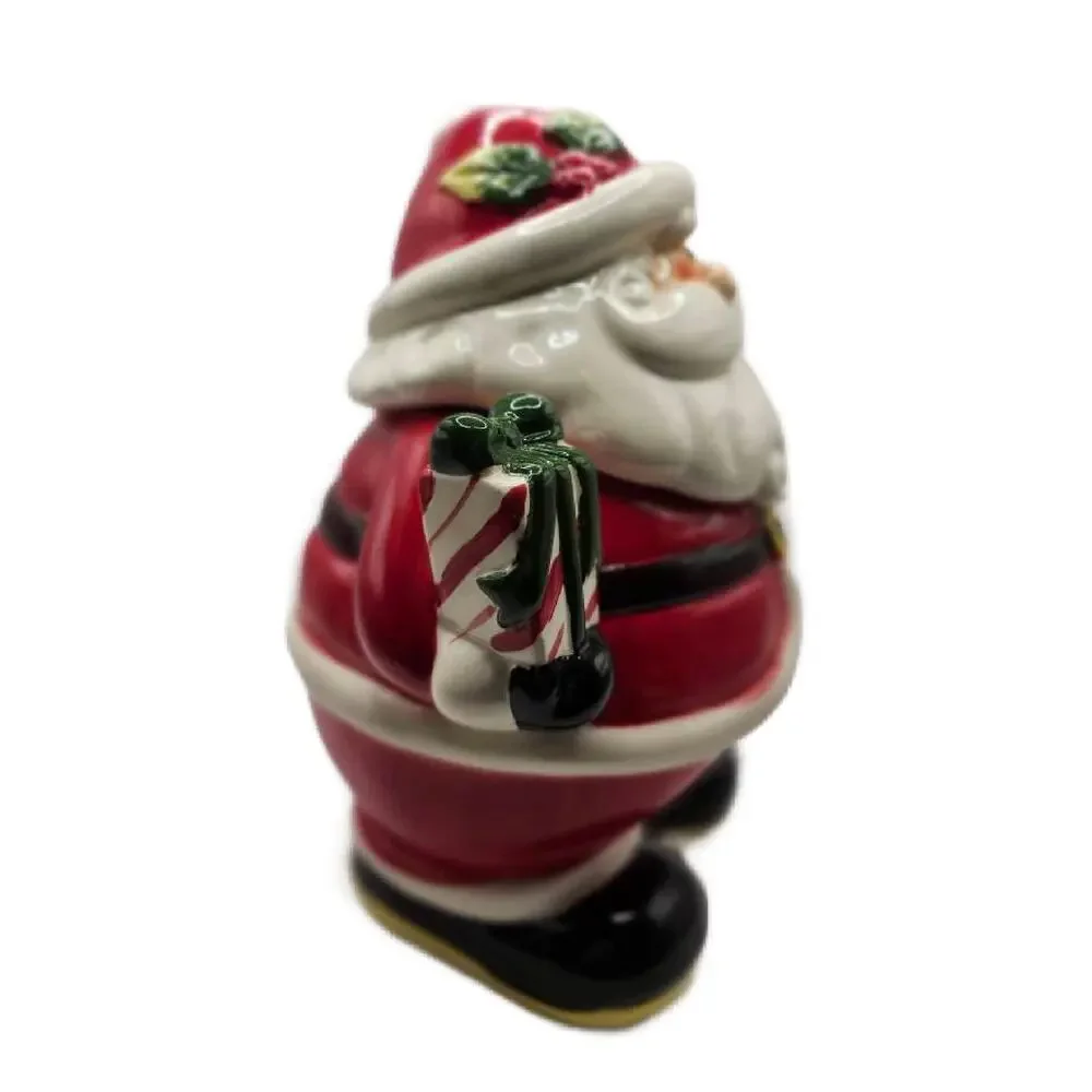 Vintage Christmas Santa Cookie Jar